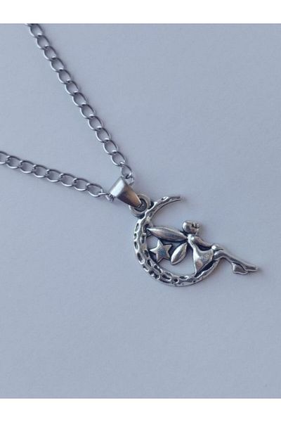 VerdeHome Vintage Silver Color Stainless Necklace Models |   Handmade, Retro and Minimal Jewelry Models
