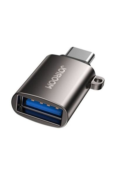 Joyroom Adaptor Joyroom S-H151, USB-C mascul - USB mamă, Negru