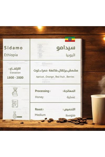 WAJAAHA Ethiopian Sidamo specialty coffee beans for espresso and drip coffee
