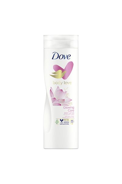 Dove Glowing Care With Lotus Flower and Rice Milk Body Lotion 400 ml
