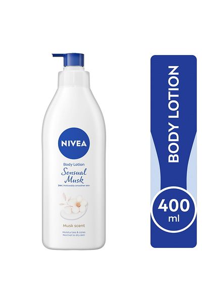 Vaseline Body Lotion Musk Scent Normal to Dry Skin 400 ml