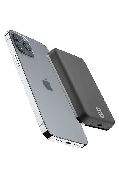 Cellurline 5000mAh Magnetic Wireless Portable Power Bank (Mag Safe), Fast Charging.