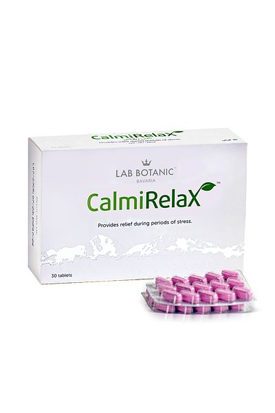 LAB BOTANIC BAVARIA CalmiRelax Vitamin Supplements | Natural Stress Relief Tablets -30