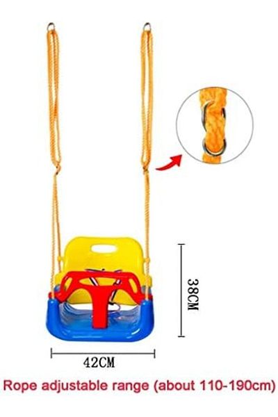 Toybox 3 in 1 Swing Seat, Detachable Indoor Baby Swing for Home, Garden, Patio, Outdoor Play