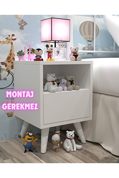 KONAK EV EŞYALARI Danillo MDF Komodin,Montaj Gerekmez,Komodin,Kurulum Gerekmez