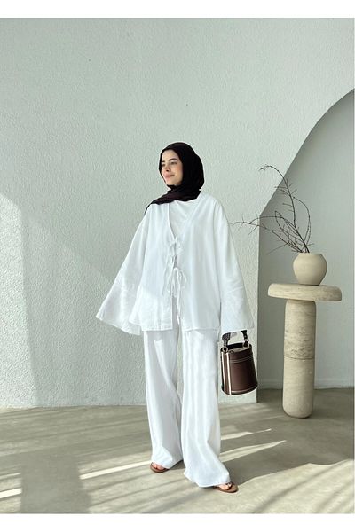 MY IMAGINE MODA Lux Linen Kimono