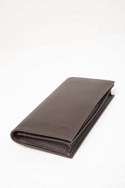 Fjellor Men's Brown Faux Leather Wallet with Phone Compartment and 10 Card Holders Transparent Compartment