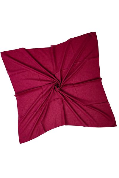 mim eşarp Eșarfă Enba din șifon de bumbac de culoare uni 100x100 cm – Design elegant și ușor