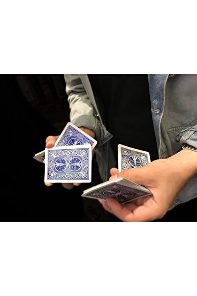 Bicycle Poker Size Standard Index Playing Cards (1 set) (Colors May Vary: Red, Blue or Black)