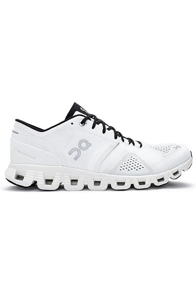 ON Cloud X White Running Sneakers – Dual Density Insole & CloudTec Sole