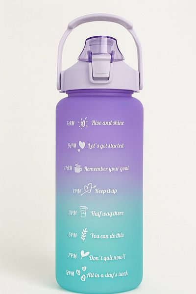 Mirilliahome Color Changing Motivational Water Bottle – Sports Water Bottle and Water Bottle