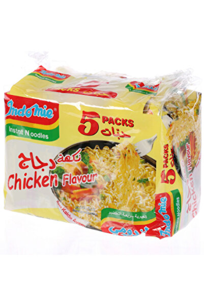 İndomie عرض 5 قطع من إندومي بنكهة الدجاج الريفي * 70 جرام