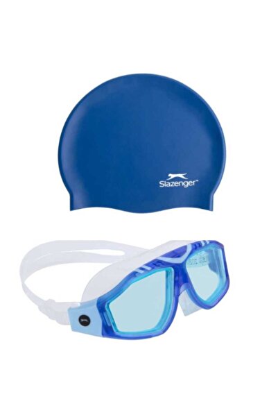 Slazenger نظارات السباحة للأطفال GL7 أزرق DblueLblue+BONE(للجنسين)