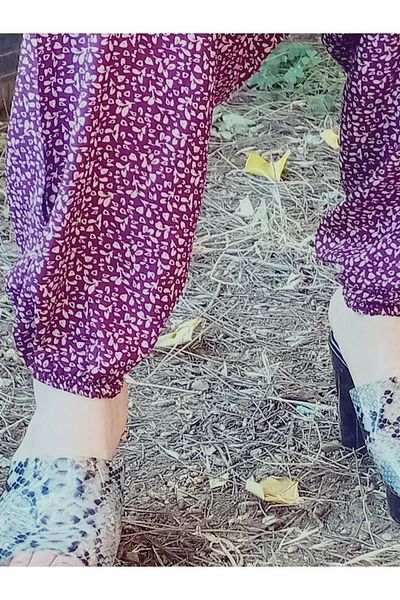 hoaryage Pants with Elastic Viscose Fabric Floral Patterned Shalwar with Pockets 100% Cotton Sizes 38 to 100 kg
