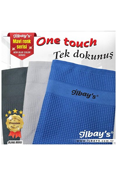 İLBAY'S İlbay's İthal 3'lü Mikrofiber Temizlik Bezi (40*60cm) Baskılı Mavi Re...