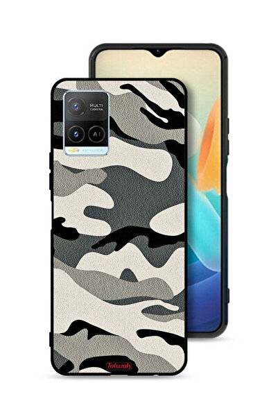 Tolwak غطاء حماية مموه لهاتف Vivo Y21