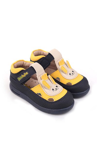 Papuçsepeti Shoe Basket - Şrbb 4808 Baby Boy Orthopedic First Step Shoes
