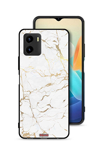 Tolwak غطاء حماية لهاتف Vivo Y15s بنمط رخامي