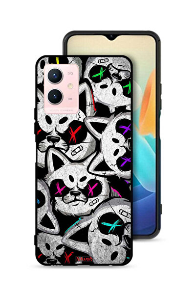 Tolwak غطاء حماية لهاتف Vivo Y33s 5G بنقشة قطط مارشميلو
