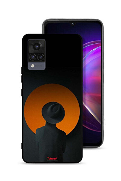 Tolwak Vivo V21 Protective Case Cover Hat Boy Art