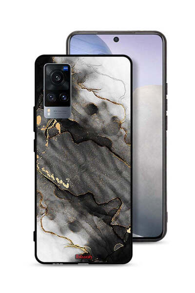 Tolwak غطاء حماية فيفو X60t رخامي لامع