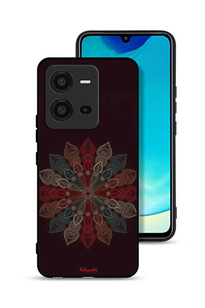 Tolwak غطاء حماية لهاتف Vivo V25 5G بتصميم زهرة ماندالا