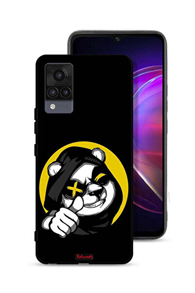 Tolwak غطاء حماية فيفو V21 بتصميم قطة مارشميلو لطيفة