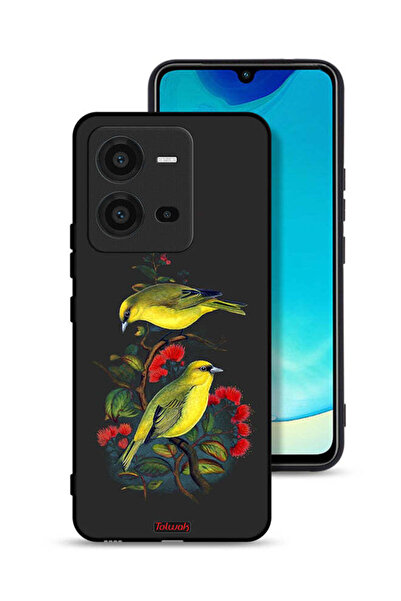 Tolwak غطاء حماية لهاتف Vivo V25 5G بنقشة طيور