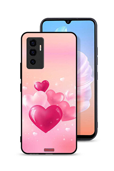 Tolwak Vivo V23e Protective Case Cover Beautiful Hearts Art