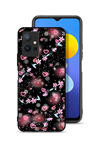 Tolwak غطاء حماية لهاتف Vivo Y75 5G بنقشة قلوب وأزهار صغيرة