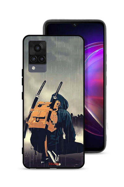 Tolwak غطاء حماية Vivo V21 بتصميم سيف ساموراي رقمي