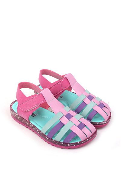 Papuçsepeti Shoe Basket Arzn 4833 Girls Orthopedic Comfortable Sole Sandals
