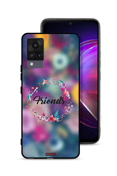 Tolwak غطاء حماية Vivo V21 بتصميم خاتم أصدقاء الزهور