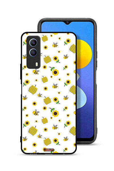 Tolwak غطاء حماية لهاتف Vivo T1x بنقشة عباد الشمس والنحل