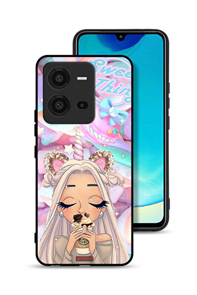 Tolwak غطاء حماية فيفو V25 5G بتصميم سويت ثينج