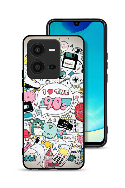 Tolwak غطاء حماية لهاتف Vivo V25 5G - أحب التسعينيات