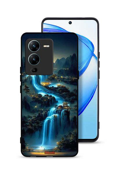 Tolwak غطاء حماية فيفو V25 برو 5G بتصميم شلال