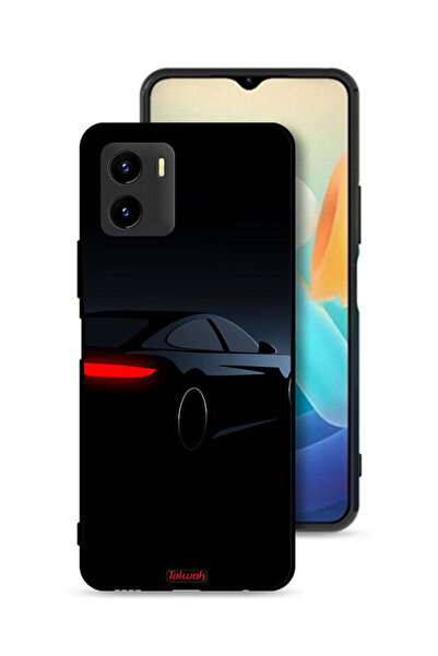 Tolwak غطاء حماية لهاتف Vivo Y15s - لون السيارة الداكنة