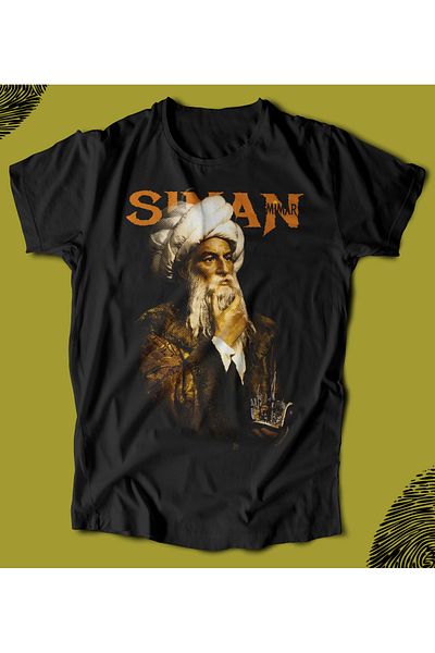 BUTSHIRT Bu T-Shirt' Ottoman Series - Mimar Sinan' Regular-Fit' Unisex T-Shirt