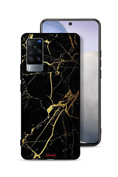 Tolwak غطاء حماية لهاتف Vivo X60t - رخامي متصدع