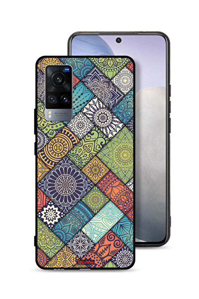 Tolwak غطاء حماية لهاتف Vivo X60 بنمط ماندالا