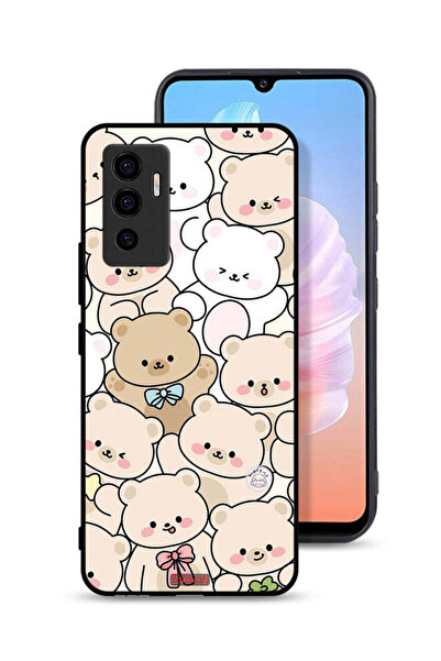 Tolwak غطاء حماية لهاتف Vivo V23e بنقشة دببة