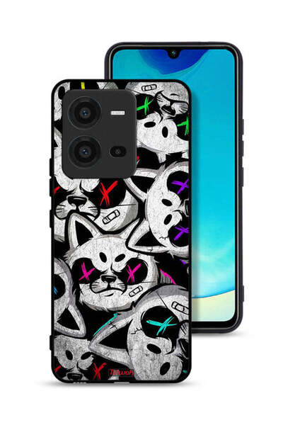 Tolwak غطاء حماية لهاتف Vivo V25 5G بطبعة قطط مارشميلو