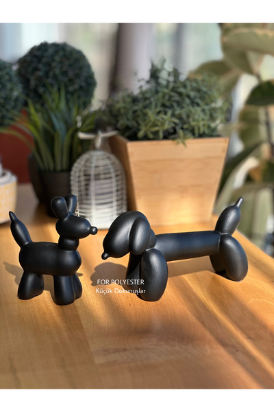 FOR POLYESTER Küçük Dokunuşlar Dekoratif Dachshund Cinsi Balon Köpek Biblo Ta...