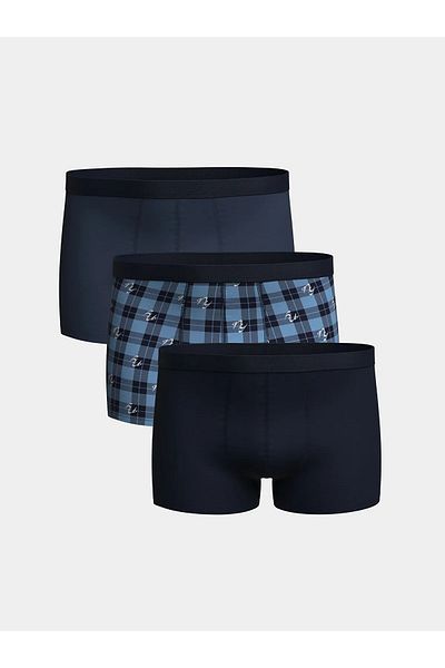 LC Waikiki Standard Fit Cotton Flexible Ανδρικό Boxer 3 τεμαχίων