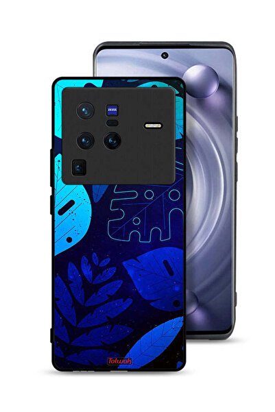 Tolwak غطاء حماية لهاتف Vivo X80 Pro بنقشة أوراق الشجر