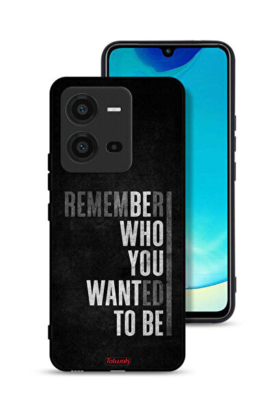 Tolwak غطاء حماية لهاتف Vivo V25 5G تذكر من أردت أن تكون