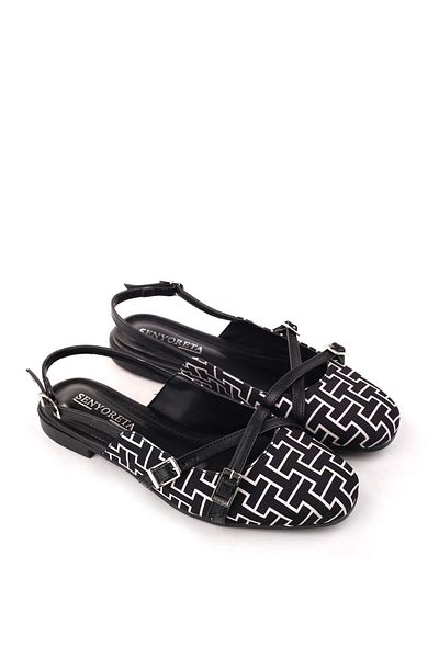 Papuçsepeti Shoe Basket 4778 Comfortable Sole Women's Ballerina Shoes