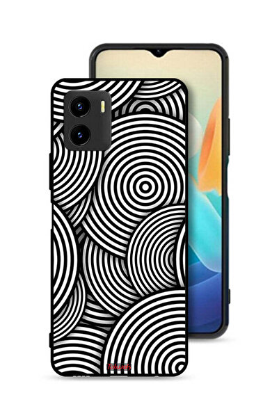 Tolwak غطاء حماية لهاتف Vivo Y15s بنمط دوائر وهمية