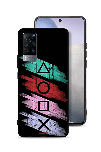 Tolwak غطاء حماية لهاتف Vivo X60 برسومات أيقونات لعبة الحبار